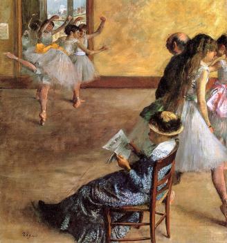 Edgar Degas : Ballet Class II